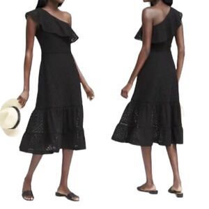 Banana Republic Women’s One Shoulder Eyelet Dress, Size 2, NWT
